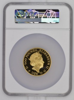 2020年 英国 ハノーバー ホワイトホース 5オンスプルーフ金貨 NGC PF70UC One of First 4 Struck