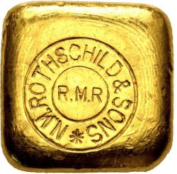 珍しいロスチャイルドのゴールドバー 50グラム