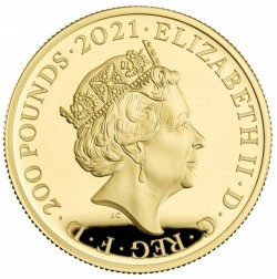 2021年 英国 The Great Engraversシリーズ最新作 ゴチッククラウン 2オンス金貨