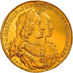  1747年 バイエルン マクシミリアン3世ヨーゼフ 5ダカット金貨