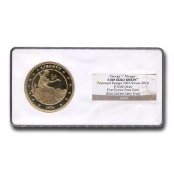 発行250枚 2010年 George T Morgan 5オンスゴールドメダル NGC GEM Proof