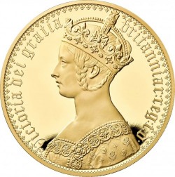 2021年 英国 The Great Engraversシリーズ最新作 ゴチッククラウン 肖像 1キロプルーフ金貨
