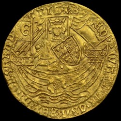 550年の前のコインNGC鑑定第2位 1465-70年 英国 エドワード4世 ローレル金貨 NGC MS62 550年の前のコインNGC鑑定第2位 1465-70年 英国 エドワード4世 ローレル金貨 NGC MS62