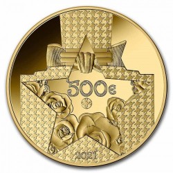 発行88枚 2021年 フランス ディオール 5オンスプルーフ金貨