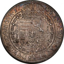 PCGS鑑定8枚のみ 1704/3年 オーストリア ターラー銀貨 PCGS MS61