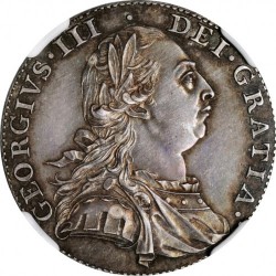 試鋳貨 鋳造7枚のみ 1787年 英国 ジョージ3世 パターンシリング貨 NGC PF63