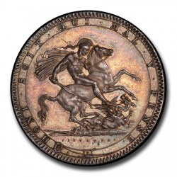 1820年 英国 ジョージ3世 クラウン銀貨 PCGS MS63