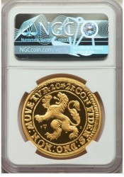 200万円を切る価格 2021年 オランダ ライオンダラー 2オンスリストライク金貨 NGC PF69UC