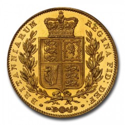 1839年 英国 ヤングヴィクトリア プルーフソブリン金貨 PCGS PR63 DCAM