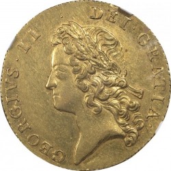 1739年 英国 ジョージ2世 2ギニー金貨 NGC AU58 1739年 英国 ジョージ2世 2ギニー金貨 NGC AU58