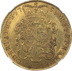 1739年 英国 ジョージ2世 2ギニー金貨 NGC AU58 1739年 英国 ジョージ2世 2ギニー金貨 NGC AU58