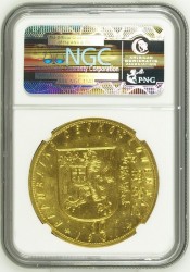 発行わずか1239枚 1931年 チェコスロバキア 10ダカット金貨 NGC MS64