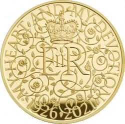最大発行15枚のみ 2021年 英国 エリザベス女王 生誕 95周年記念 1キロプルーフ金貨