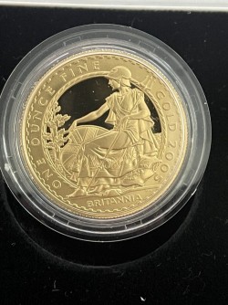 わずか1439セット 2005年 英国 ブリタニアプルーフ金貨4枚セット