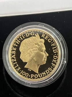 わずか1439セット 2005年 英国 ブリタニアプルーフ金貨4枚セット