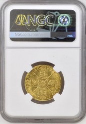 高鑑定！ 1714年 英国 アン女王ギニー金貨 NGC MS63+