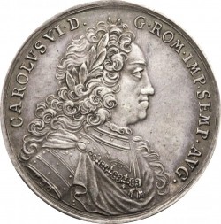 都市景観 1737-1740年 神聖ローマ帝国ドイツ レーゲンスブルク カール4世 ターラー銀貨