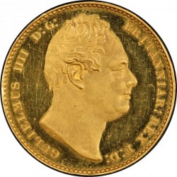 パターン（試作貨、試鋳貨）1830年 英国 パターン ウィリアム4世 プルーフソブリン金貨 PCGS PR63DCAM