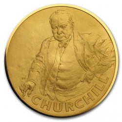 発行50枚のみ 2015年 英国 ウィストン・チャーチル 5オンスプルーフ金貨 発行50枚のみ 2015年 英国 ウィストン・チャーチル 5オンスプルーフ金貨