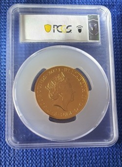 2021年 英国 ゴチッククラウン5オンスプルーフ金貨 PCGS PR69 Deep Cameo