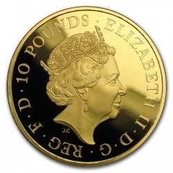 2016年 英国 シャークスピア 5オンスプルーフ金貨