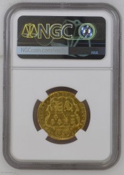 過去20年で確認されたのは2枚のみ 1727年 英国 ジョージ2世 パターンプルーフギニー金貨 NGC PF65