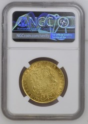 光沢がある美しい一枚 1740/39年 英国 ジョージ2世 2ギニー金貨 NGC AU58 光沢がある美しい一枚 1740/39年 英国 ジョージ2世 2ギニー金貨 NGC AU58