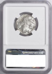 海外で86万円 コレクション最後の一枚 約2450年前 Parliament Collection 440-404年 アテネ テトラ・ドラクマ銀貨 NGC MS