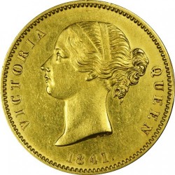 1841年 英領インド ヤングヴィクトリア モハール金貨