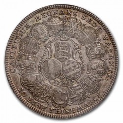日曜特売 1781年 ドイツ アイヒシュタット ターラー銀貨 セデ・ヴァカンテ プロビデンスの目 都市景観 NGC AU55 日曜特売 1781年 ドイツ アイヒシュタット ターラー銀貨 セデ・ヴァカンテ プロビデンスの目 都市景観 NGC AU55