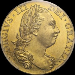 R3 PCGS5番目 1774年 英国 ジョージ3世 プルーフギニー金貨 PCGS PR62