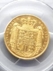 1826年 英国 2ポンドソブリンプルーフ金貨 PCGS PR62CAM