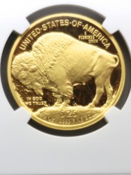 2008年 アメリカ ＄25バッファロープルーフ金貨 NGC PF70UC アーリーリリース