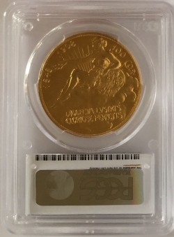 1908年オーストリア100コロナ雲上の女神金貨 PCGS MS61