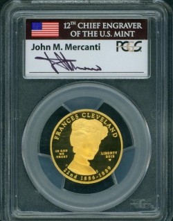 2012 ファーストスパウズ フランシス・クリーブランド 1st PCGS MS70/PR70DCAM First Strike 2枚セット