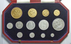 1902年英国マットプルーフコインセット13枚