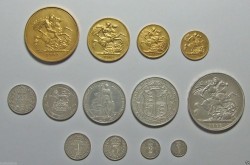 1902年英国マットプルーフコインセット13枚