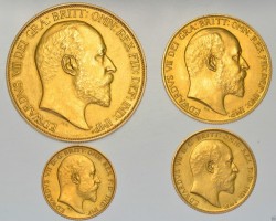 1902年英国マットプルーフコインセット13枚