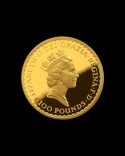 1997年英国ブリタニアプルーフ金貨4枚セット