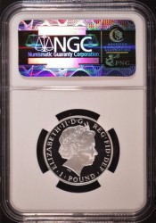   2014年英国プレミアム・ブリタニア プルーフ銀貨5枚セットNGC PF70UC