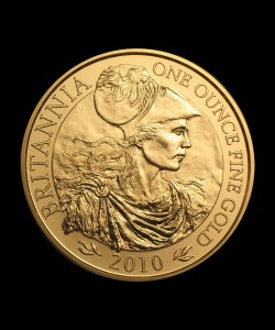 2010年英国ブリタニア・プルーフ金貨4枚セット