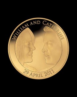 2011年英国ロイヤル・ウェディング 5ポンドプルーフ金貨 2011年英国ロイヤル・ウェディング 5ポンドプルーフ金貨