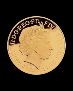2011年英国ロイヤル・ウェディング 5ポンドプルーフ金貨 2011年英国ロイヤル・ウェディング 5ポンドプルーフ金貨