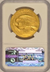 激レア プルーフハイリリーフ金貨 1907年米国セントゴーデンズ・ハイリリーフ金貨NGC PF65