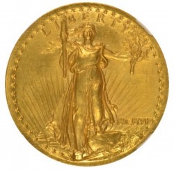 激レア プルーフハイリリーフ金貨 1907年米国セントゴーデンズ・ハイリリーフ金貨NGC PF65
