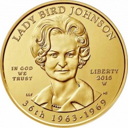 2015-W ファーストスパウズ Lady Bird Johnson PCGS PR70 DCAM First Spouse