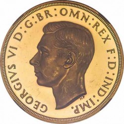 1937年英国ジョージ6世5ポンドプルーフ金貨 NGC PF63 Ultra Cameo