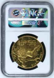 1908年オーストリア100コロナ雲上の女神金貨 NGC PF63 Cameo