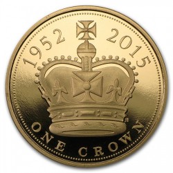 2015年 英国 最長即位記念 5ポンドプルーフ金貨