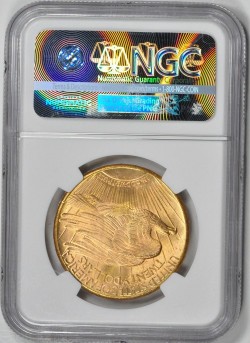 最高鑑定 1909-S年 米国 セントゴーデンズ金貨 NGC MS66